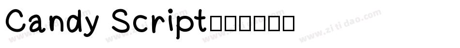 Candy Script字体转换